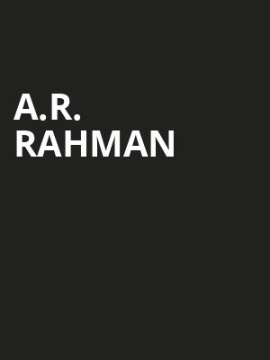 A.R. Rahman Poster