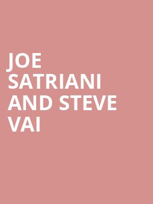 Joe Satriani and Steve Vai, Durham Performing Arts Center, Durham
